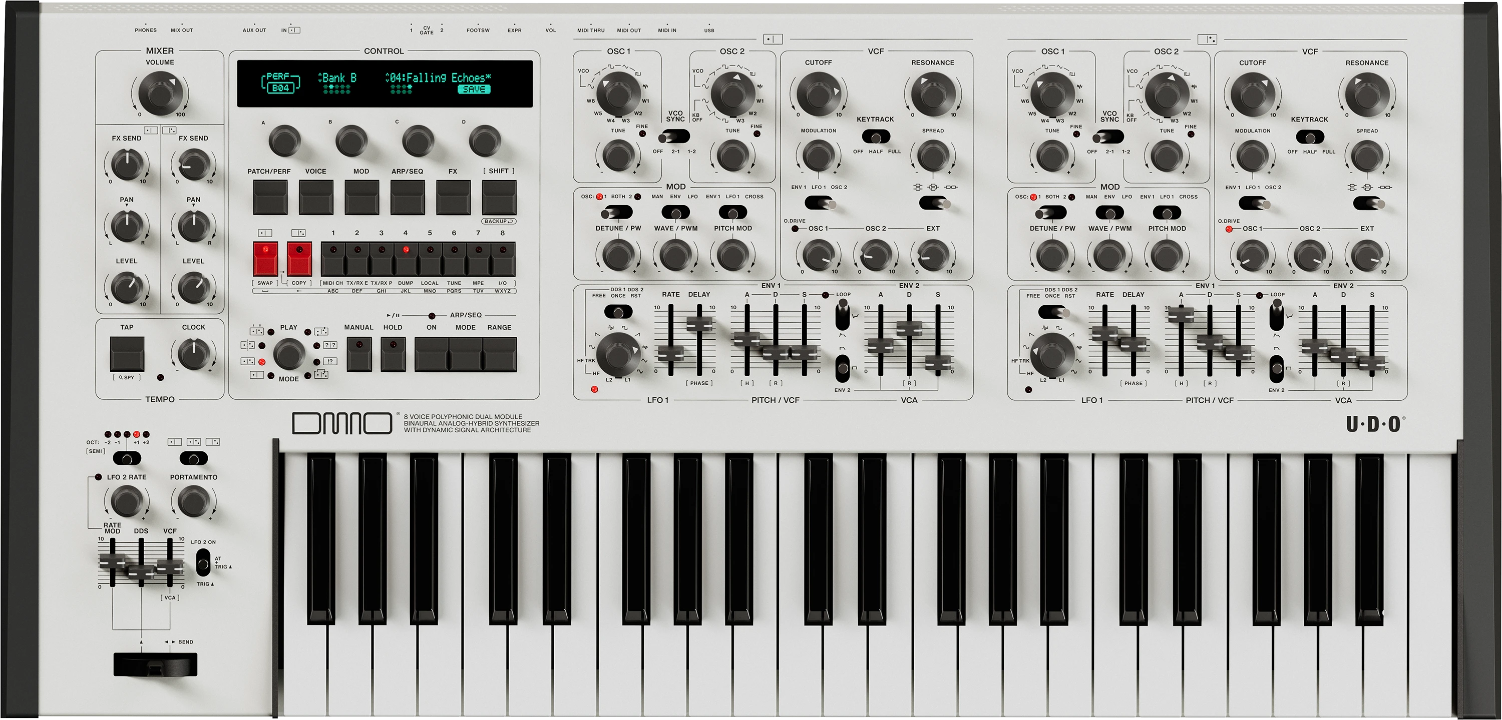 【完動品】U.D.O. SUPER 6 desktop アナログシンセサイザー Super 6 Desktop | 12 voice polyphonic binaural analog-hybrid